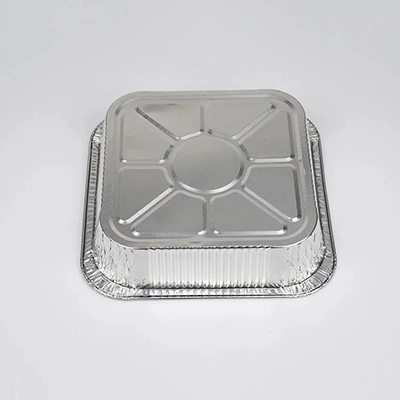 Small Aluminum Containers with Plastic Lids or Cardboard