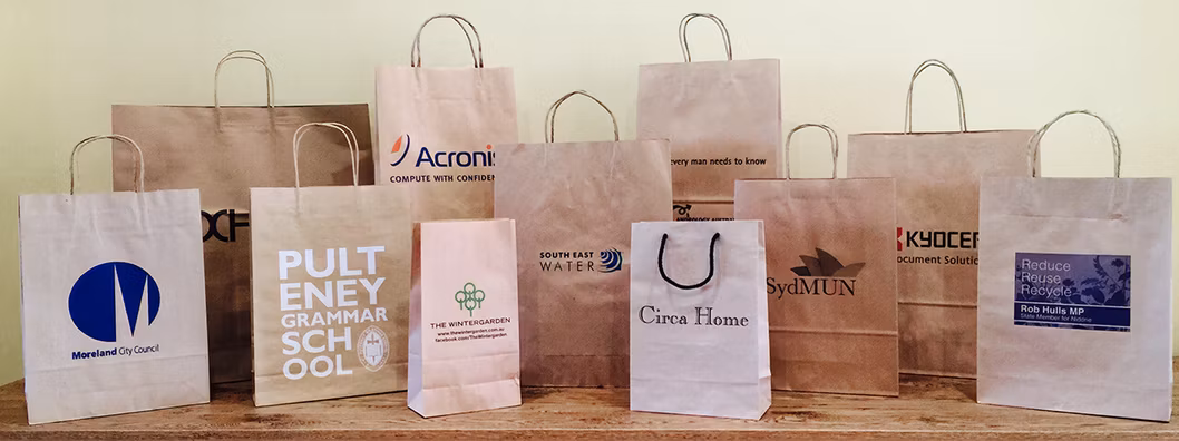 Manufacturer China Wholesale Handles Takeaway Biodegradable Multi-Color Shopping Kraft Paper Bags for Sale