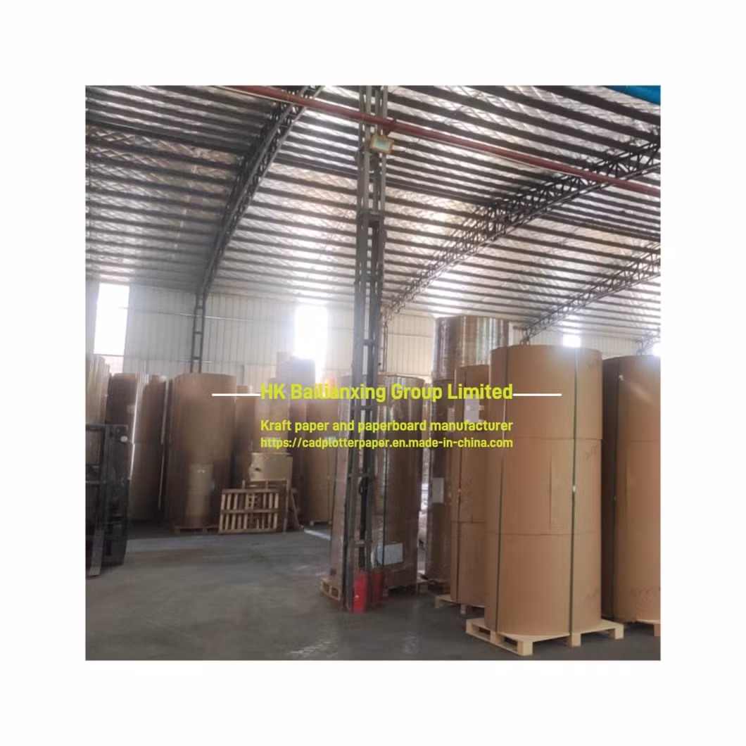 80g High Bursting Strength Recycled Brown Kraft Testliner Paper for Corrugated Box