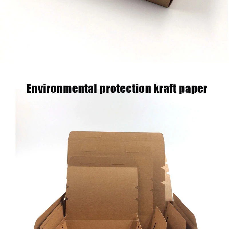 Biodegradable Kraft Food Paper Packaging Hamburger Box Hotdog Box Chips Box Delivery Food Packaging Container Box