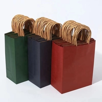 Recycled Kraft Paper Bag for Shopping /Food/Gift/Pizza/Gift/Take out/Carrier/Packaging