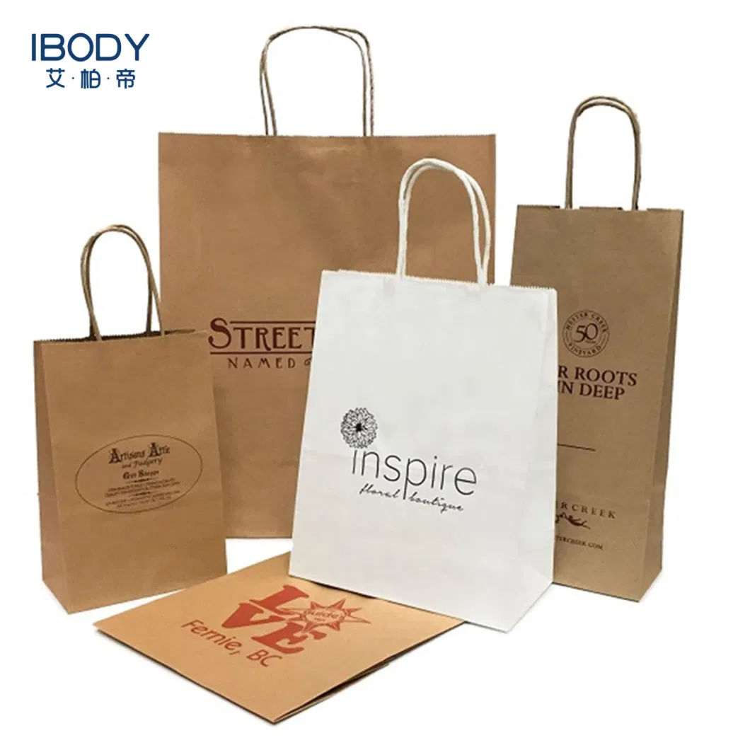 Custom Bakery Food Packaging Brown Craft Kraft Paper Bags From Small Business Packing Supplies