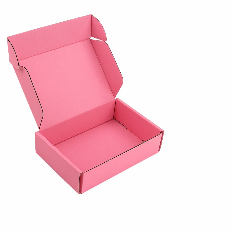 OEM Luxury Pink Airplane Corrugated Packaging Paper Box