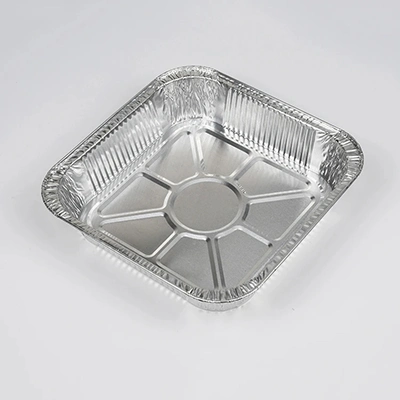 Small Aluminum Containers with Plastic Lids or Cardboard