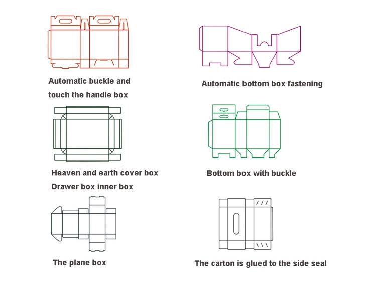 Food Grade Cupcake Take Away Paper Packaging Box with Insert