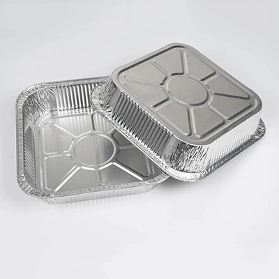 Small Aluminum Containers with Plastic Lids or Cardboard