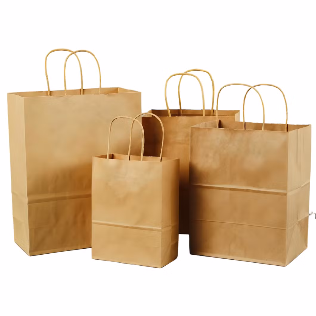 Wholesale Paper Wedding Favor Handbag Custom Shopping Paper Bags White Wedding Christmas Valentines Day Clothes Paper Gift Bag