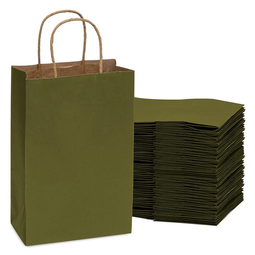 Small Business Kraft Shopping Gift Totes for Goodie &amp; Party Favor Bags