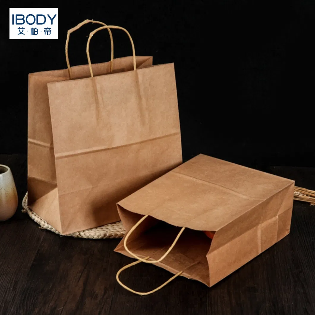 Custom Bakery Food Packaging Brown Craft Kraft Paper Bags From Small Business Packing Supplies