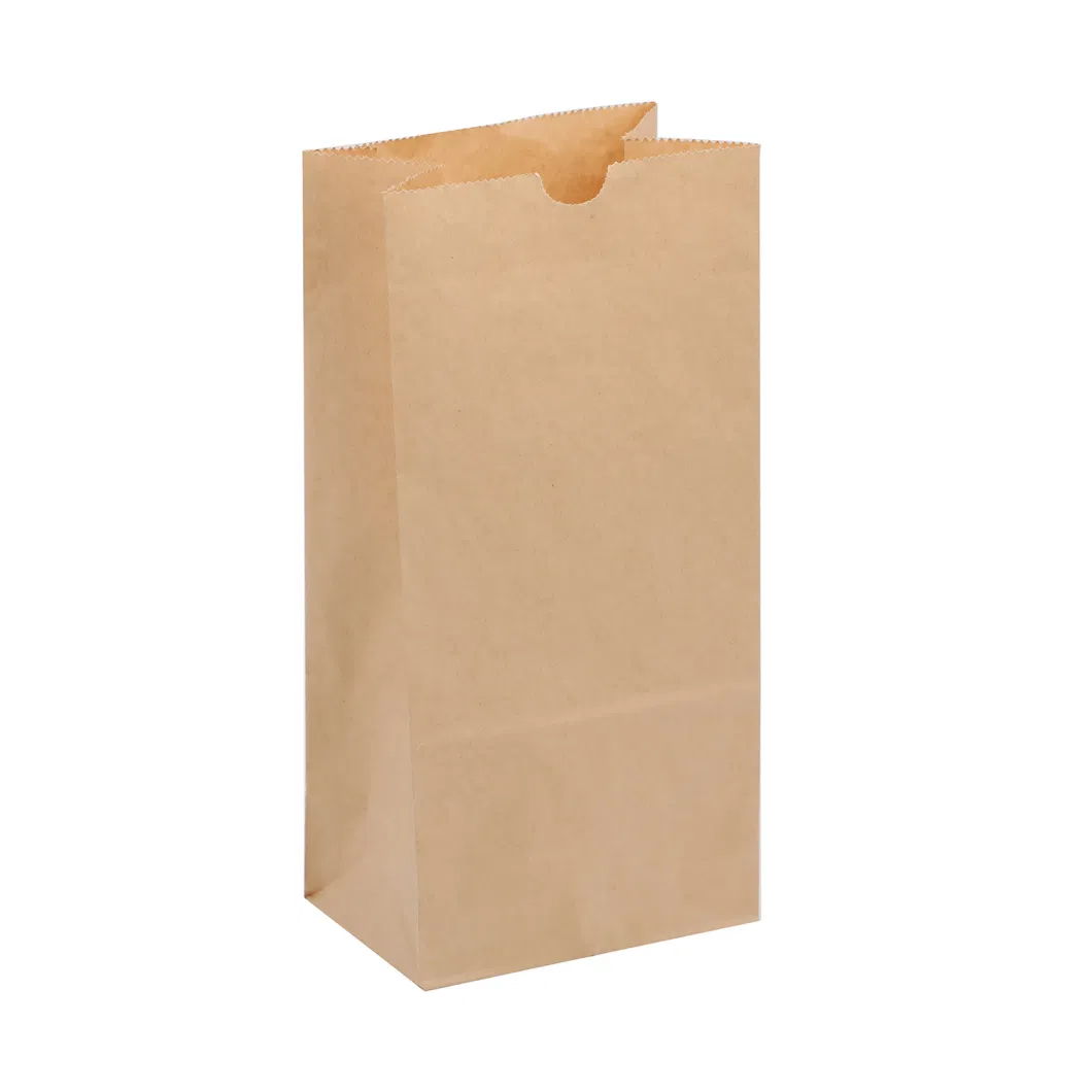 Small Gift Shopping Sos Paper Bag Without Handle Food Packaging Bag