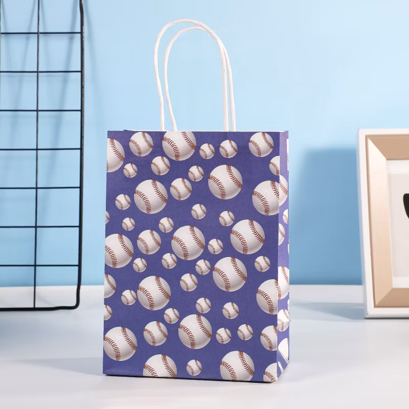 Wholesale Luxury Shopping Packaging Packing Gift Box Bags with Custom Printed Logo Kraft Paper Bag with Handle for Jewelry Coffee Tea Cosmetic Makeup