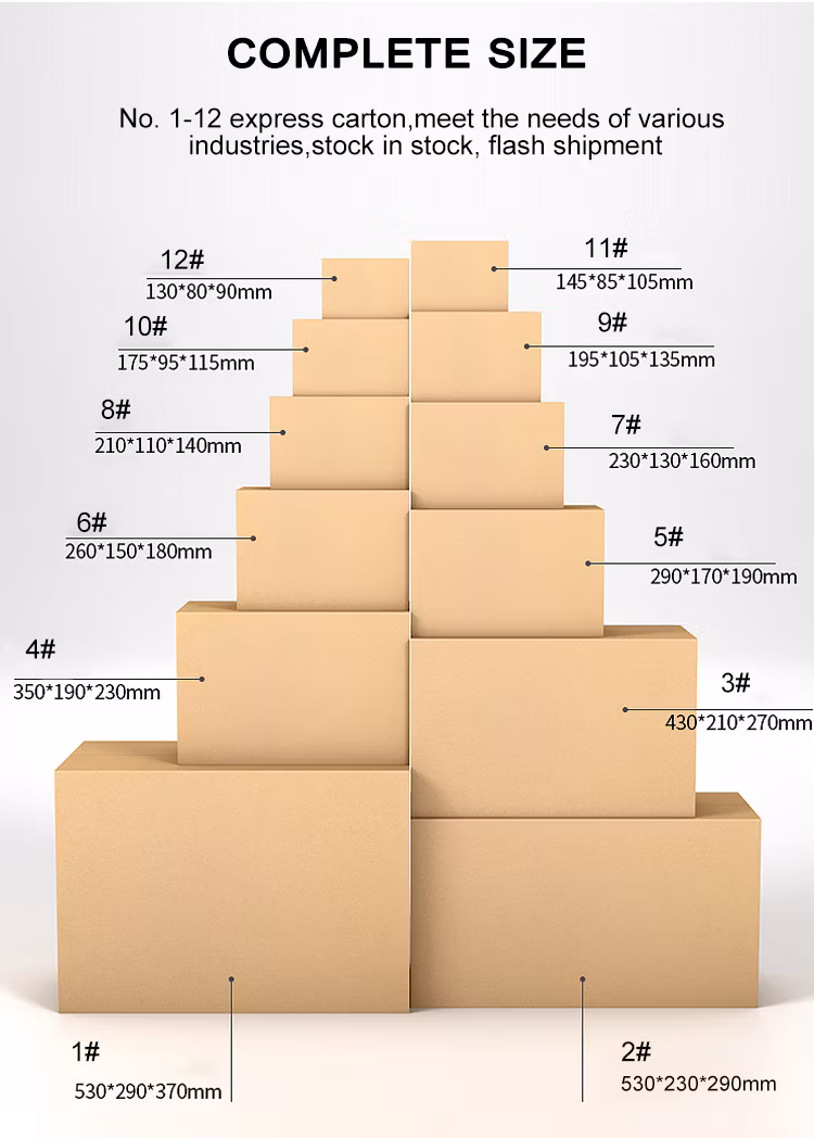 Corrugated Box Wholesale Shipping Paper Boxes for Packaging