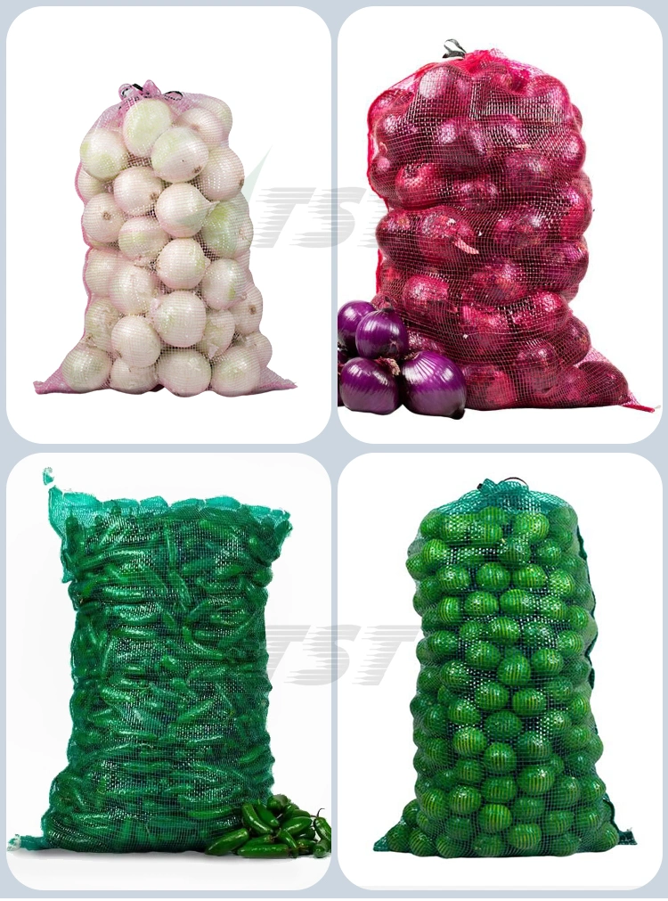 Wholesale Mesh Onion Bags for Packaging Corns Potatoes Green Peppers