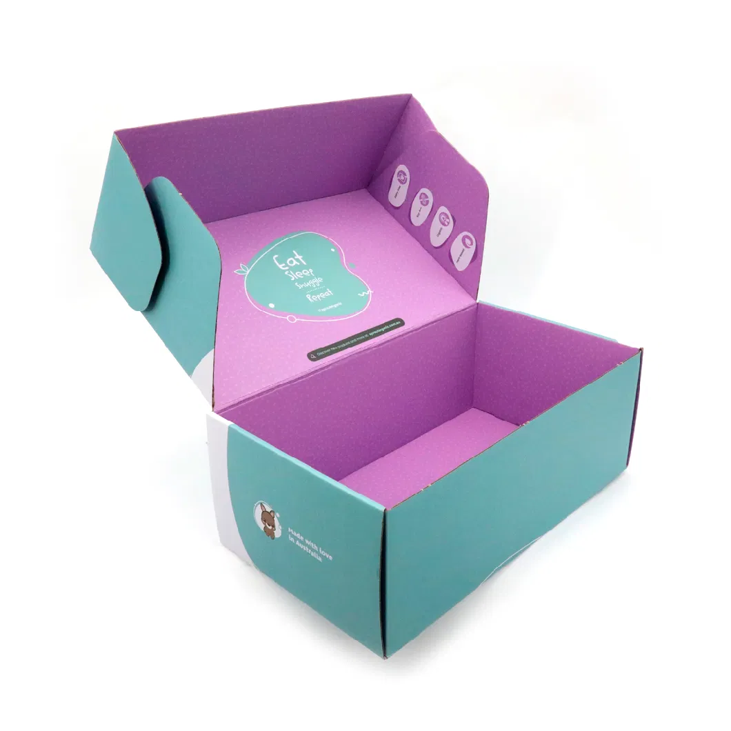 Custom Food Grade Cardboard Container Paper Cake Cookier Packaging Box Paper