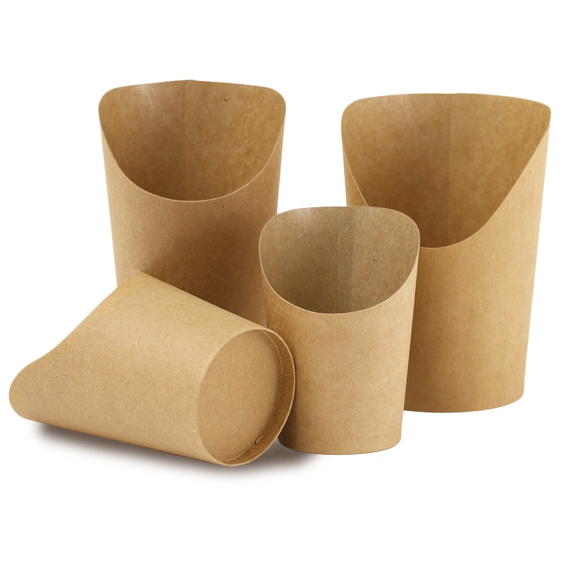 Kraft Paper Salad Lunch Food Box with Lid