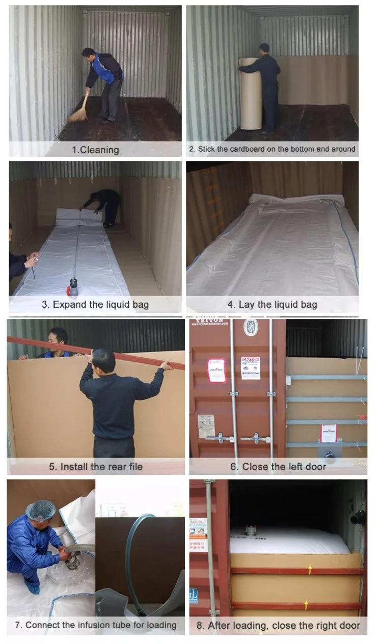 Wholesale Hot Sale 24000L Flexitank Container Loading Disposable Egypt for Crude Oil