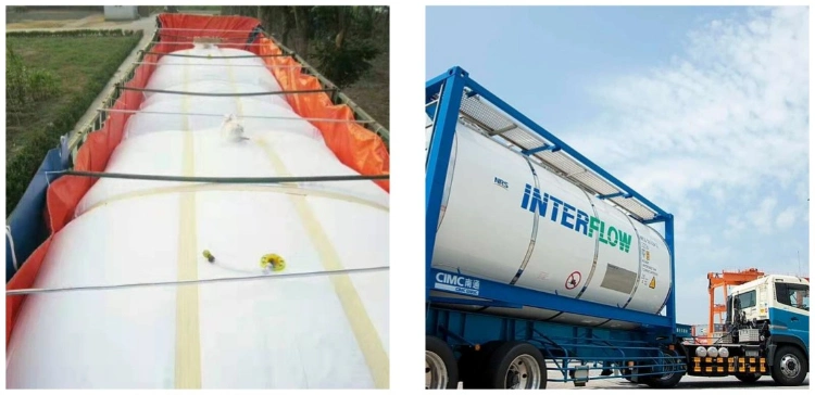 Wholesale Hot Sale 24000L Flexitank Container Loading Disposable Egypt for Crude Oil