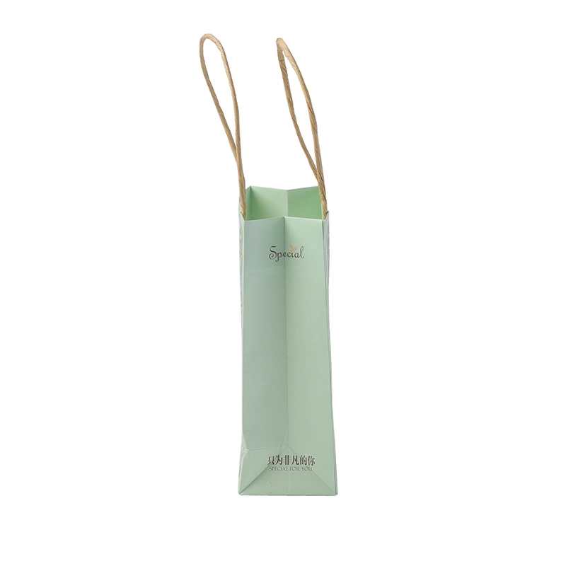 Customized Bread Kraft Paper Bags with Handle for Jewelry