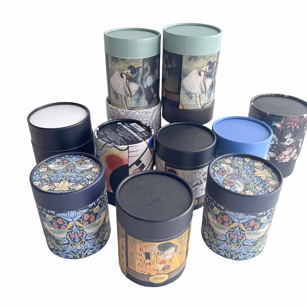 Paper Tube Cylinder Packaging Candle Box Packaging with Logo F