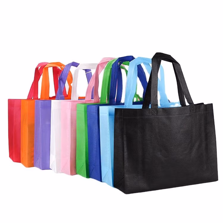 Factory Supply High Quality Heat Transfer 120gms Non Woven Shopping Bag, Advertising Tote Bag with Logo Printed for Sale