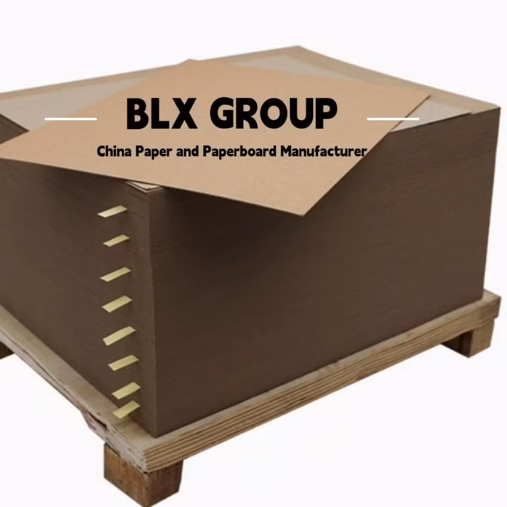 80g High Bursting Strength Recycled Brown Kraft Testliner Paper for Corrugated Box