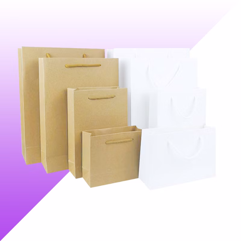 FSC Certificated China Factory Wholesale Luxury High Quality Custom PP Handle Paper Shopping Packaging Tote Gift Bags with Ribbon Closed Garment Bag