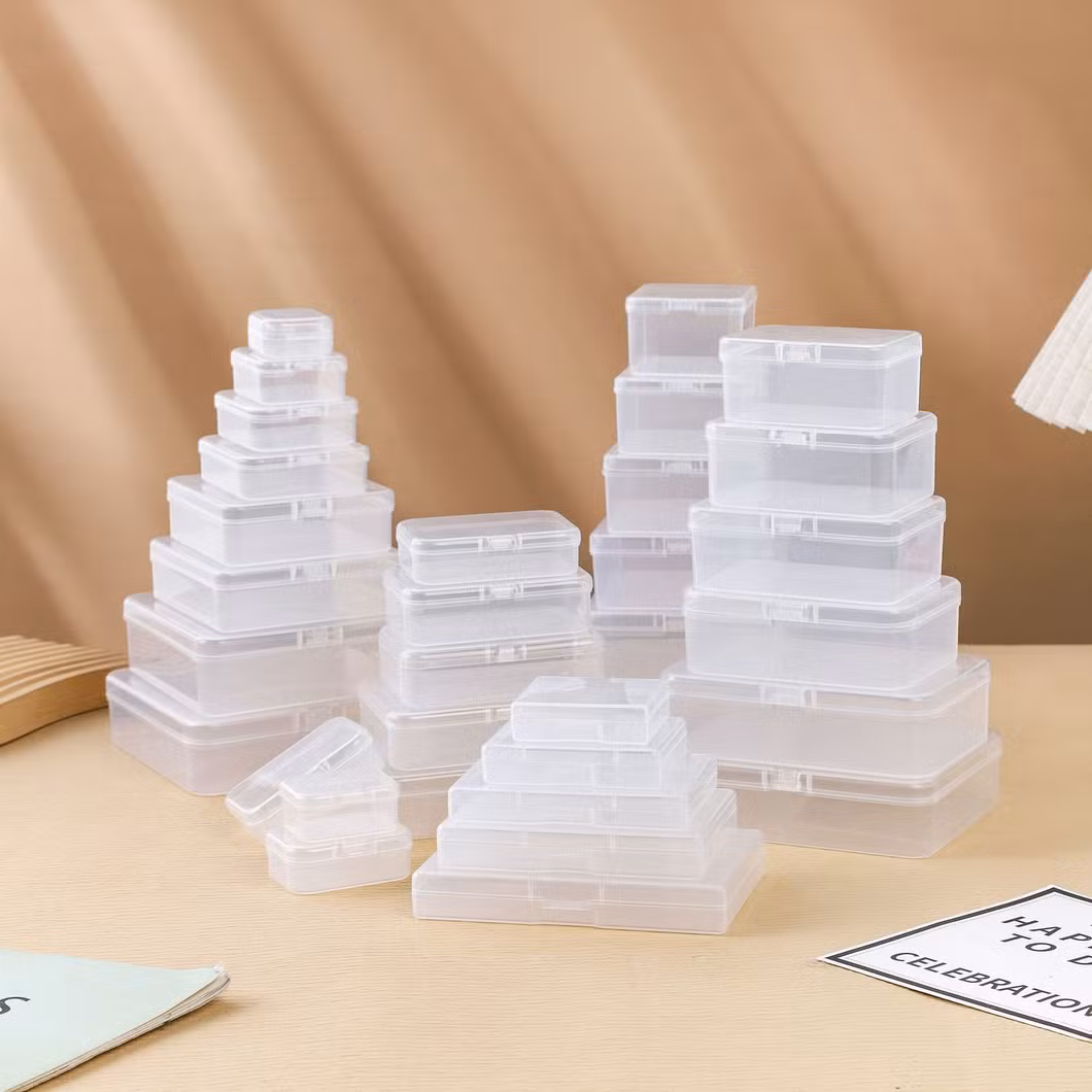 Portable 10/15/24/36 Grids Clear Plastic Packaging Box for Beads Organizer Art DIY Crafts Jewelry Fishing Tackles Container