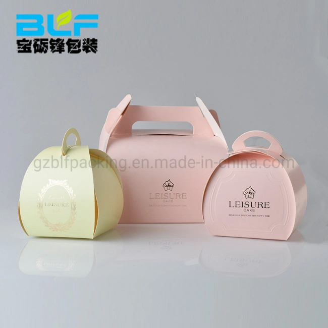 Wholesale Custom Cake Packaging Box Paper Cupcake Box