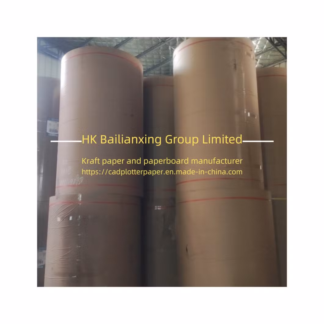 80g High Bursting Strength Recycled Brown Kraft Testliner Paper for Corrugated Box