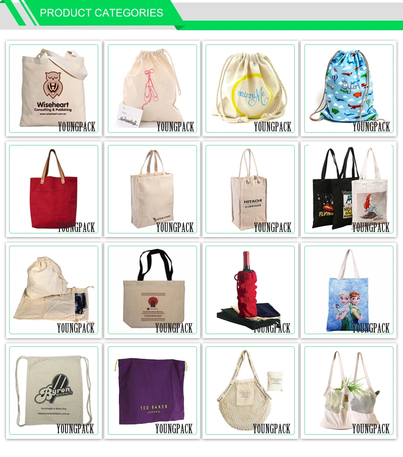 Fashion Promotional Small 100% Natural Cotton Tote Bag with Short Handle