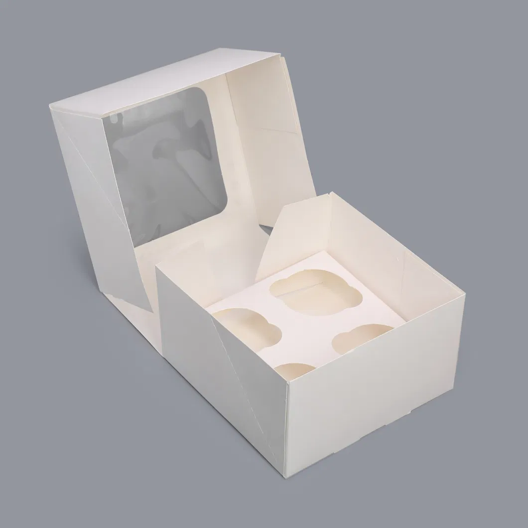 Whiteboard Paper Cupcake Boxes 6/12 Holes Boxes