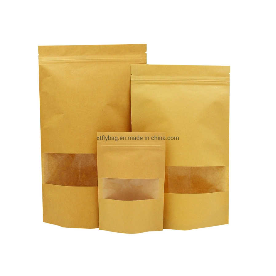 100% Recycled Kraft Paper Bag Cake Box Paper Packaging Bags BSCI/Fsc