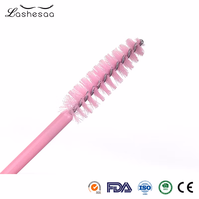 Mengfan Beauty Makeup Brush China Eyelash Brushes Manufacturers Cheap Price Rhinestone Diamond Tube Disposable Eyelash Brushes Extension Brush
