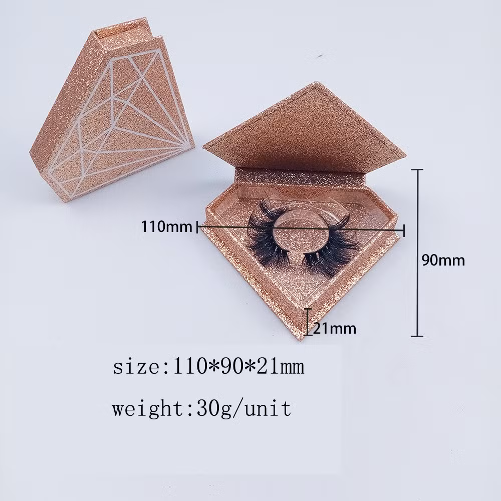 China Wholesale Custom Paper Gift Packaging Box False Eyelash Box Lash Box Mink Eyelash Extension Box Nail Box Makeup Box with Magnetic Closure