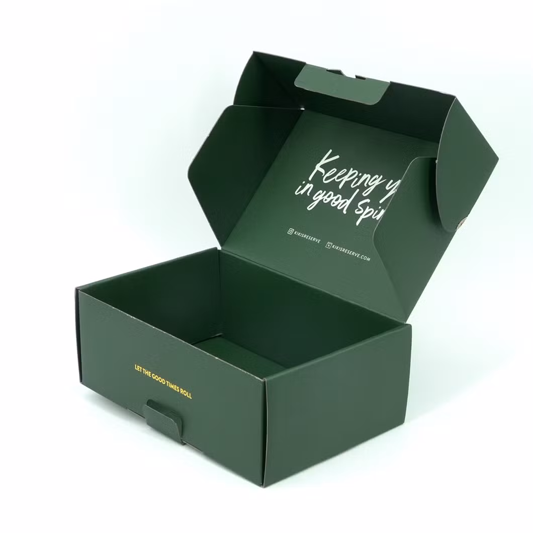 Cardboard Printed Eco Clothing Poly Cosmetic Flat Small Mailer Box