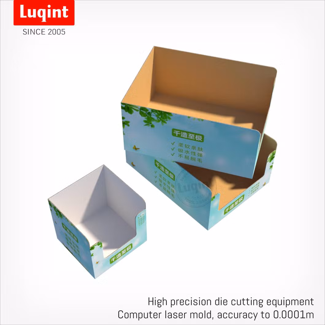 Retail Shop Paper POS Cardboard Counter Display PDQ Tray Display Boxes Pallet