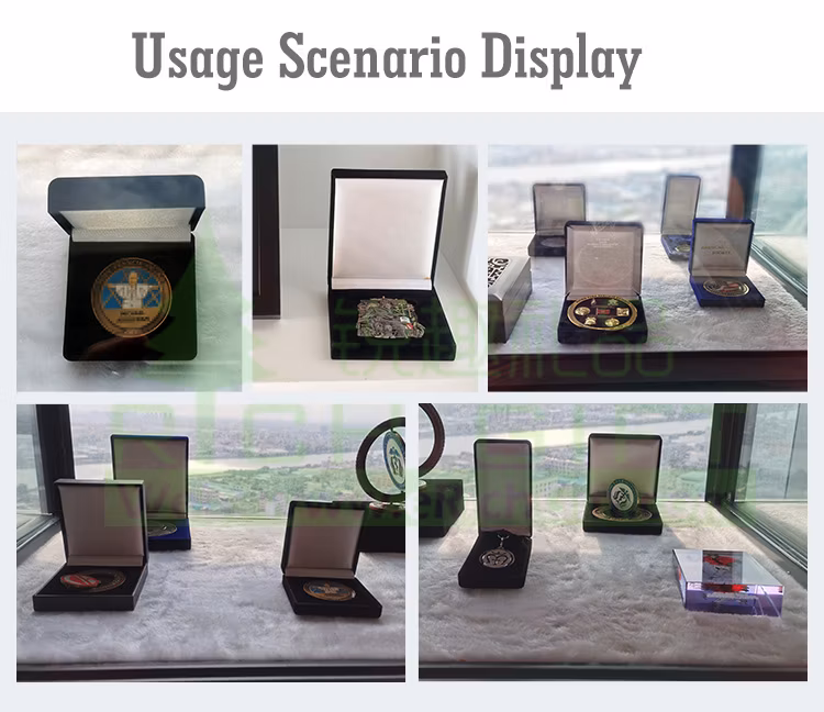 Wholesale Display Case Stand Holder Custom Enamel Coin Plastic Box Case/Plstic Clear Acrylic Mini Challenge Coin Box