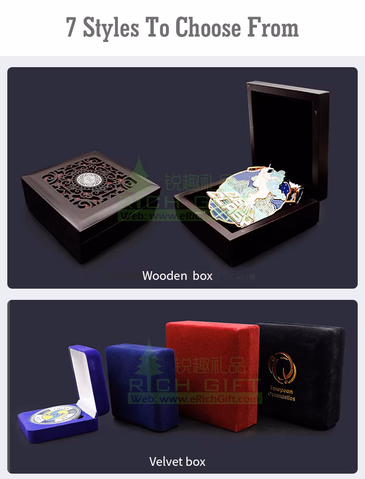 Wholesale Display Case Stand Holder Custom Enamel Coin Plastic Box Case/Plstic Clear Acrylic Mini Challenge Coin Box