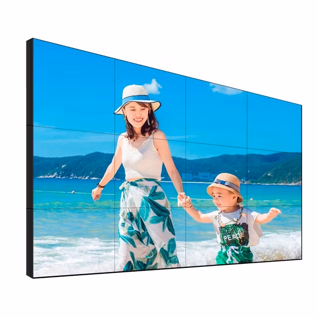 UK4K Did Screen Vertical Wall Mount LCD TV DIY 1.7mm 49inch 3*3 LCD Video Wall Controller