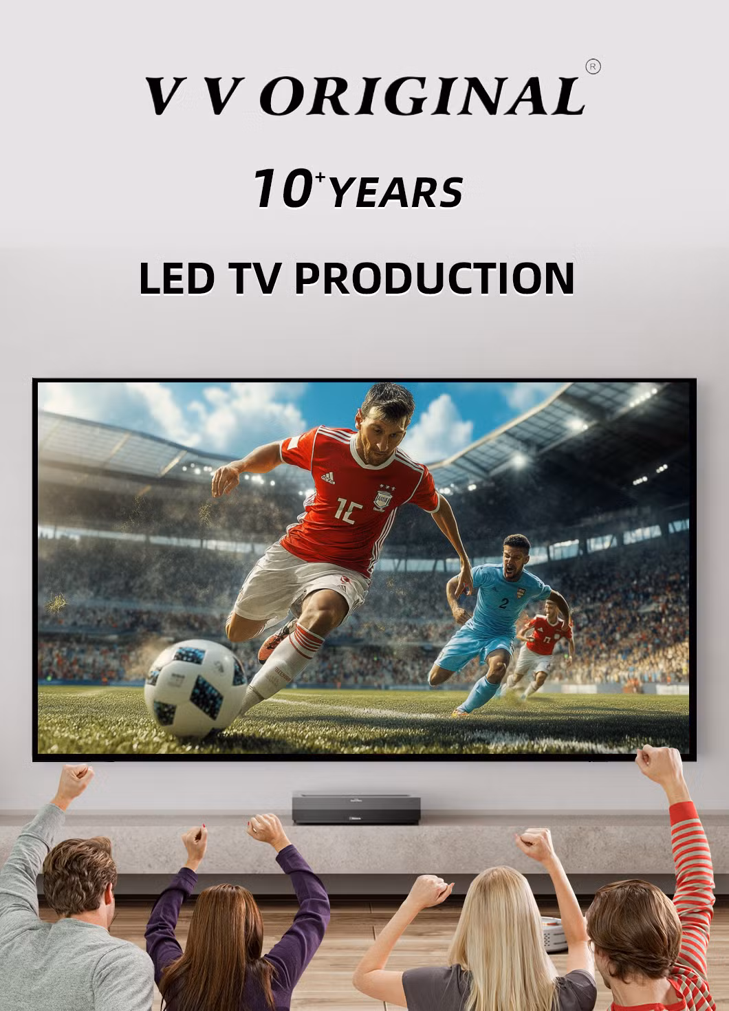 4K Smart TV 43 55 65 70 Inch Indoor TV Television with WiFi Android 14 Voice Remote Control