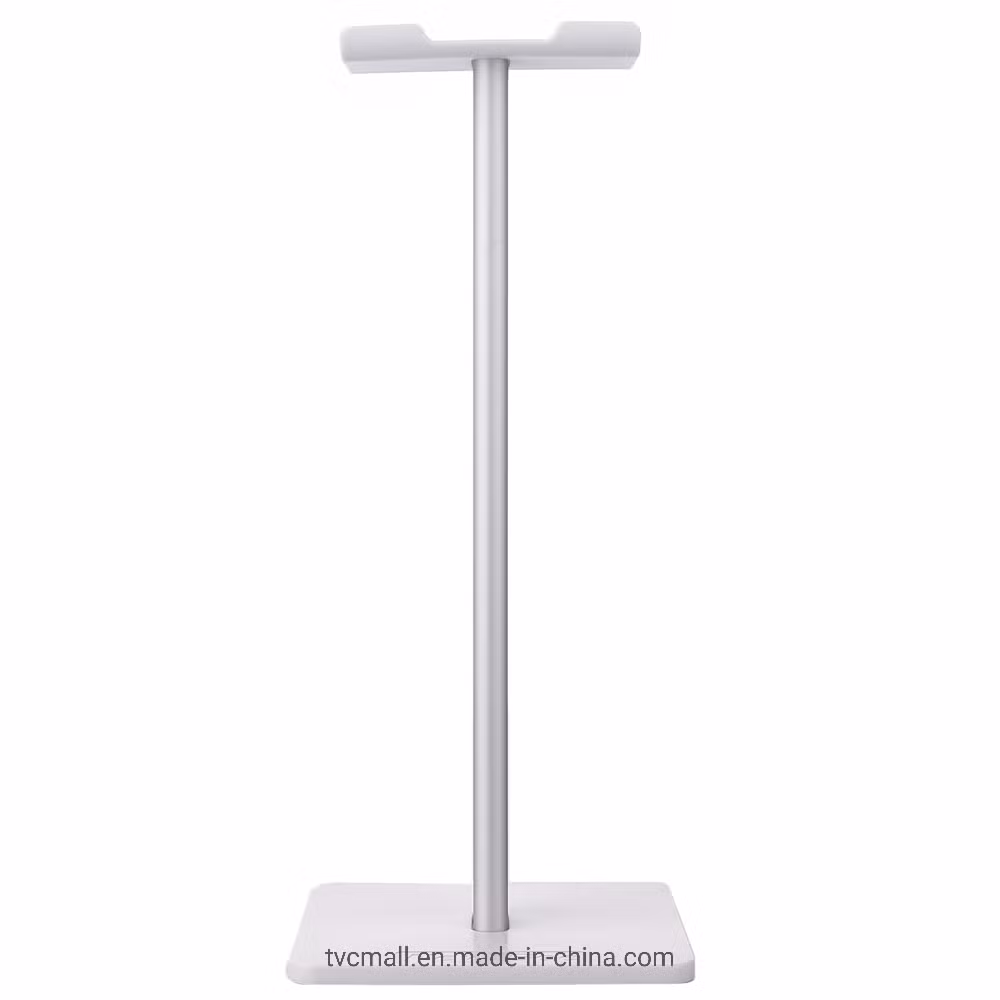 New Bee Simple Style Headphone Stand Mount for Universal Headsets - Silver Color