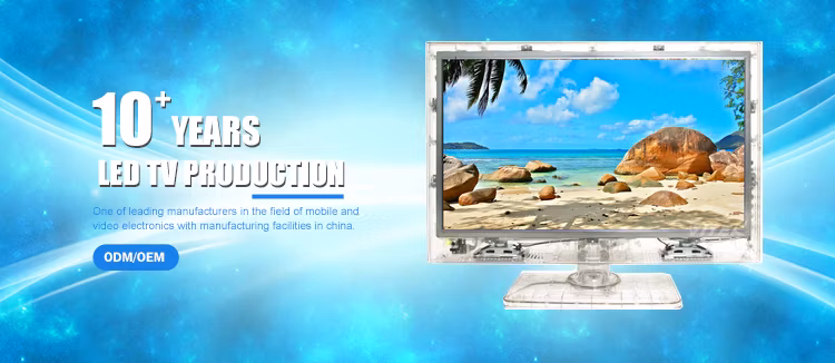 Security Screws 13 15 19 22 Inch Screen Television Clear Case Shell Cover Transparent Portable TV for Prison Jail