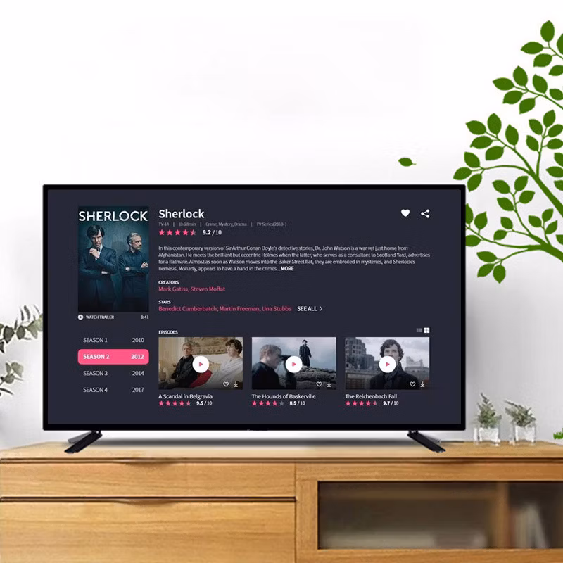 Ultraslim Touchscreen Smart TV with Android OS