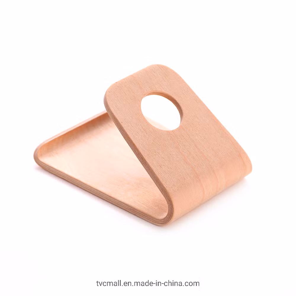 Samdi Universal Wood Phone Holder Stand Desktop Phone Stand for iPhone Samsung HTC LG - Brown