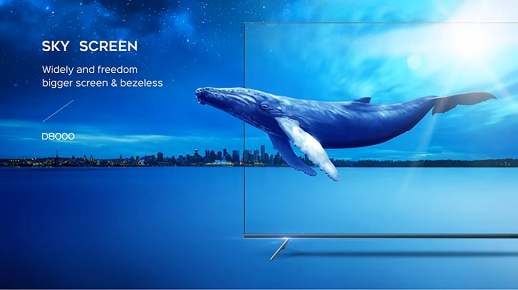 Built-in DVB-T2/S2 Tuner, Bluetooth, Wi-Fi Android 11.0 System 32 43 50 55 65 75 Inch Smart Television