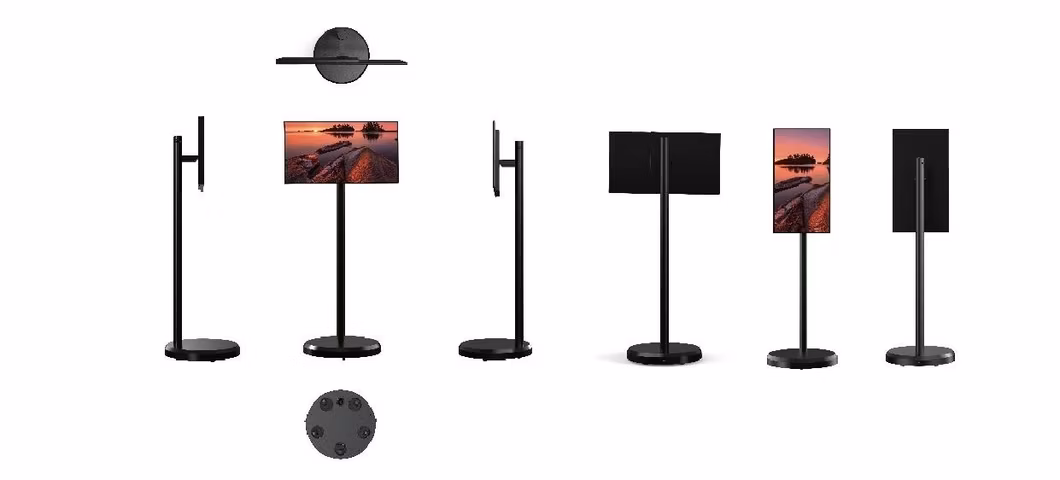 21.5 Inch Touch Screen Displays Stand by Me Portable WiFi TV with Battery for Home Business Gaming Smart Display TV
