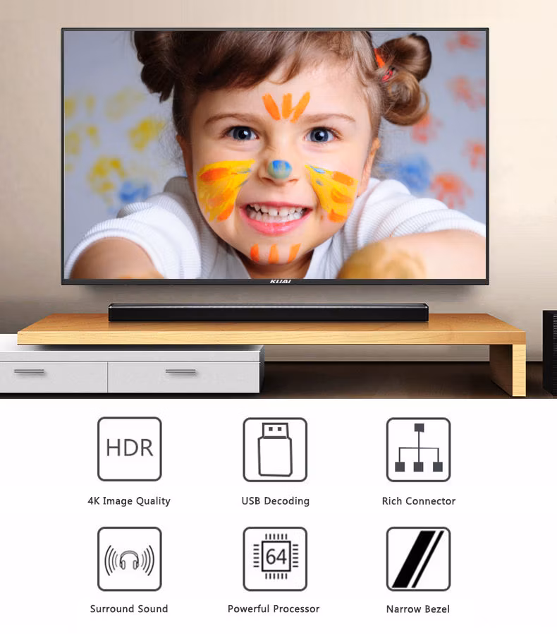 Cheap Price Portable TV43 Inch LCD LED TV Televisions