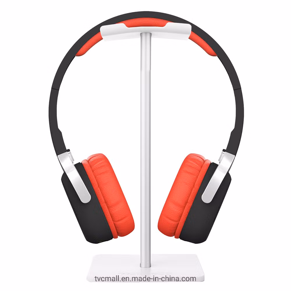 New Bee Simple Style Headphone Stand Mount for Universal Headsets - Silver Color