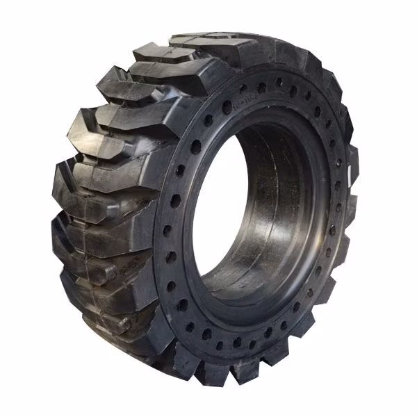 Press-on Solid Scraper Forklift Mining Dump Truck Scissor Lift Tractor Reach Stacker Airport Trailers Boom Lift Industry Skid Steer Tires/Tyres (22*10*16)