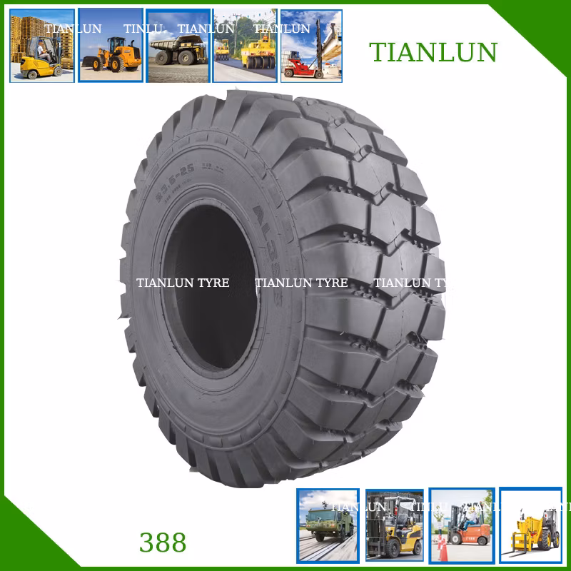 18.00-25 16/70-24 16/70-20 OEM New Mining Port Desert Cranes Straddle Carriers Compactor Reach Stacker Grader Solid Forklift Loaders Scrapers Loader Tyre Tire